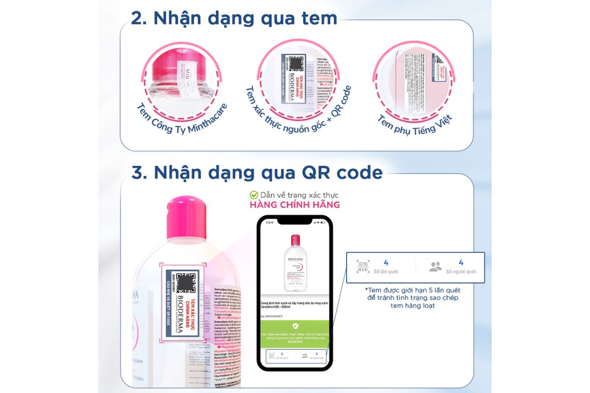 Để đảm bảo mua đúng sản phẩm chính hãng, an toàn và được bảo vệ quyền lợi người tiêu dùng, Bioderma khuyến nghị khách hàng lựa chọn sản phẩm tại kênh phân phối chính thức.